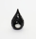 Diffusore Goccia a fiori Nero 14 cm