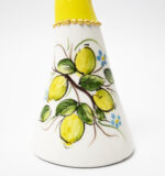 Corno in Ceramica dipinto con Limoni