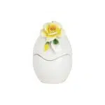 Uova di Pasqua con Rose Giallo 13cm