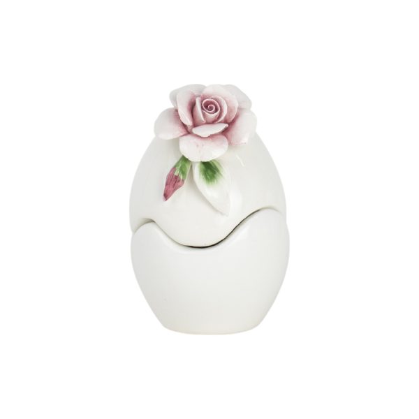 Easter Eggs with Pink Rose