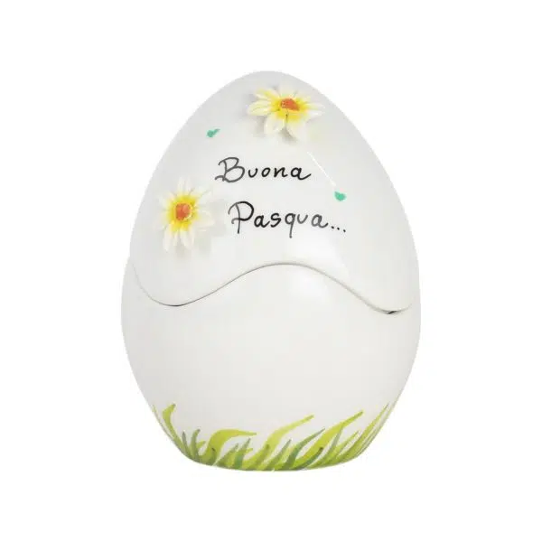 Uova di Pasqua con Margherite 16cm