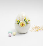 Easter Eggs with Yellow Rose
