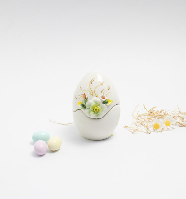 Easter Eggs with Green Rose