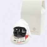 Maschera di Pulcinella su Base Tonda
