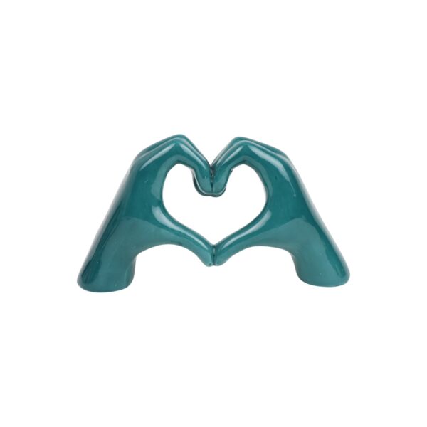 Emerald Green Heart Hands
