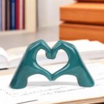 Mani a Cuore Verde Smeraldo
