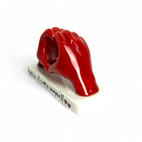MANI PICCOLE ROSSO CON BASE 2