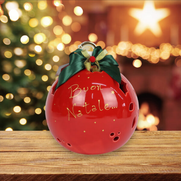 Pallina di Natale Rossa