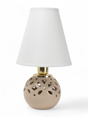 Lume Sfera Oriente 36cm Nocciola